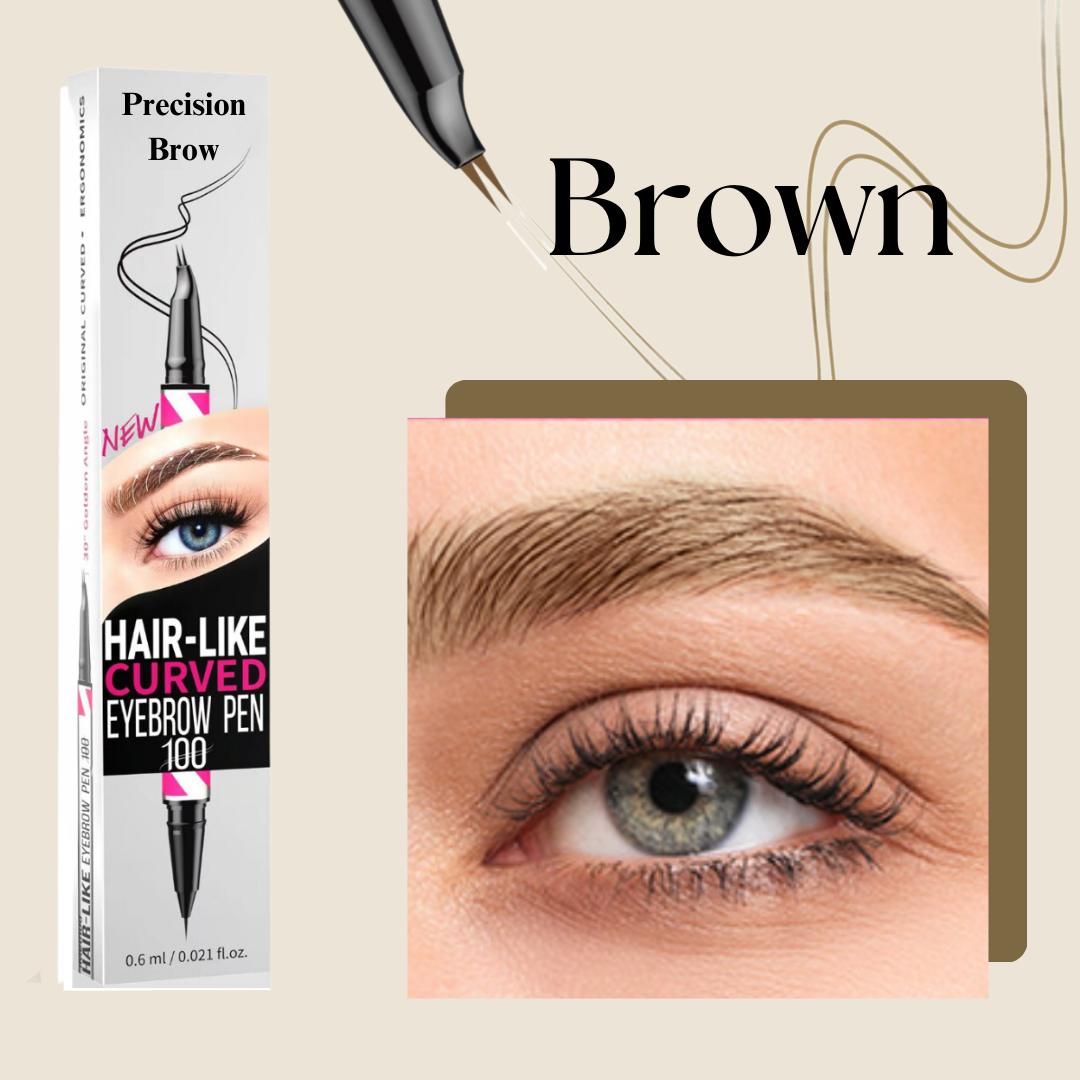 Precision Brow Curved Eyebrow Pen