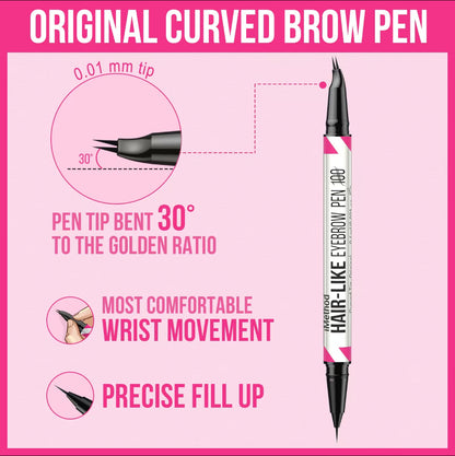 Precision Brow Curved Eyebrow Pen